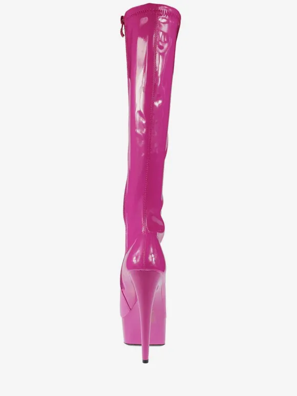Bottes à bout rond en Synthétique