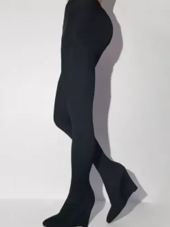 Bottes Cuissardes Pantalon Imprimées Talon Compensé Femme Sexy