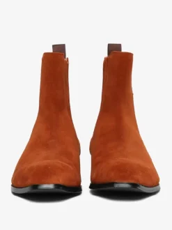 Bottes Homme en Cuir Synthétique avec Bout Rond Unicolore