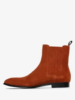 Bottes Homme en Cuir Synthétique avec Bout Rond Unicolore