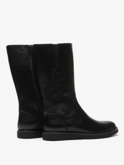 Bottes De Travail Hommes En Cuir De Vachette Bottes Hautes Classiques Noires