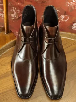 Bottes Richelieu Hommes Soirée Classiques En Cuir Noir À Bout Carré Bal Mariage
