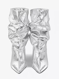 Bottines pour femmes à bout pointu et talon compensé