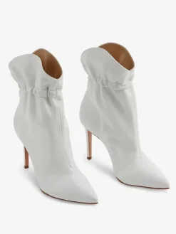 Bottines noires à talons hauts et bout pointu pour femmes