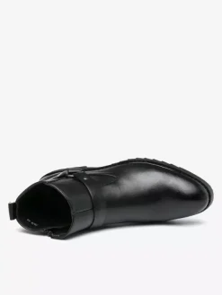 Bottines pour hommes bout bruni fermeture éclair latérale harnais chaussures imperméables antidérapantes