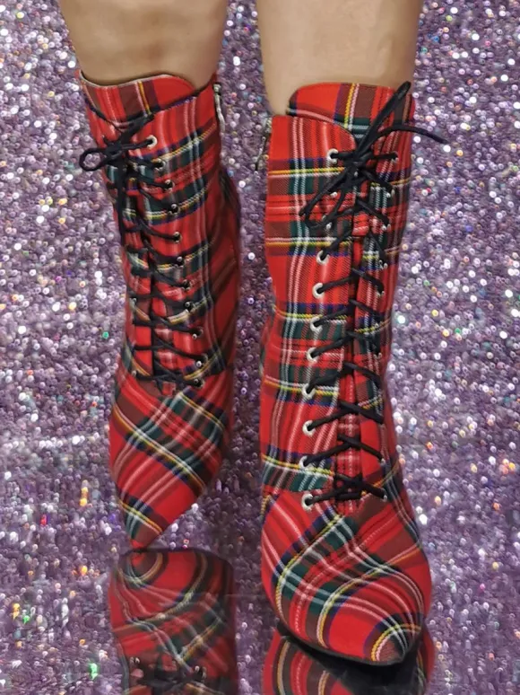 Bottines à talons aiguilles à bout pointu chaussures femmes