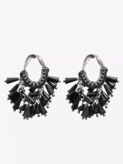 Boucles d'oreilles blanches pour adulte bijoux en cristal pour tous les jours.