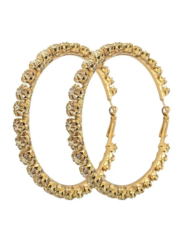 Boucles d'oreilles de mariée Diamant Fille Strass Bijoux de mariée percés