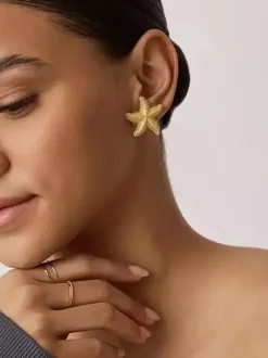 Boucles d'oreilles de plage en forme d'étoile de mer pour femmes 2026