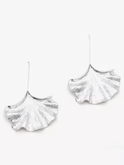Boucles d'oreilles en alliage de feuille de ginkgo pour femmes 2026
