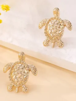 Boucles d'oreilles Jolies boucles d'oreilles en forme d'animal tortue chic et personnalité