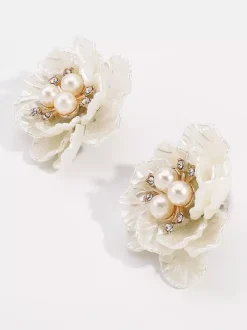 Boucles d'oreilles Camellia Pearl pour femme 2026