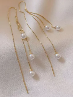 Boucles d'oreilles de mariage Strass Femme Strass Bijoux de mariage percés