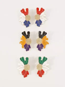 Boucles d'oreilles en alliage de fleurs pour femmes 2026