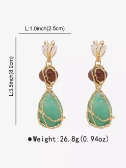 Boucles d'oreilles en forme de larme en acrylique pour femmes 2026