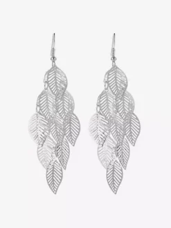 Boucles d'oreilles à feuilles creuses superposées pour femmes 2026