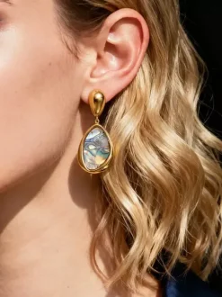 Boucles d'oreilles rose clair pour adulte style européen géométriques bijoux décontractés.
