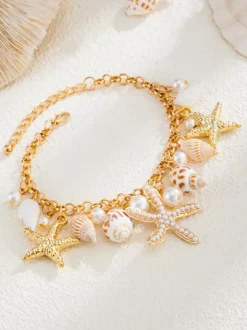Bracelet de cheville en métal bijou classique et décontracté pour femme et adulte.