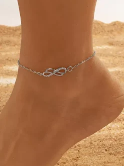 Bracelet de Cheville Strass Quotidien Simple Adulte Femme Bijoux