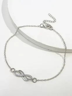 Bracelet de Cheville Strass Quotidien Simple Adulte Femme Bijoux