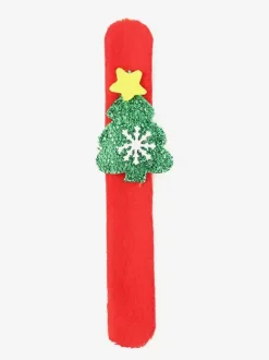 Bracelet à Claquer Bande de Slap Enfant Fille Garçon Jouets de Noël Renne