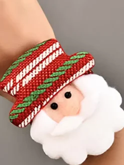 Bracelet à Claquer Bande de Slap Enfant Fille Garçon Jouets de Père Noël