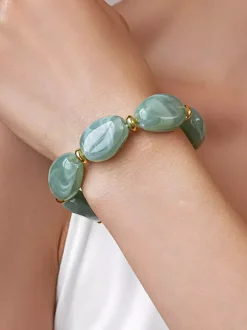 Bracelet rond style européen pour adulte et fille bijou décontracté au quotidien
