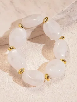 Bracelet rond style européen pour adulte et fille bijou décontracté au quotidien
