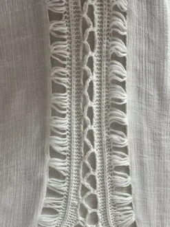 Cache-maillots en crochet à manches courtes et col en V maillots de bain noirs mignons pour la plage