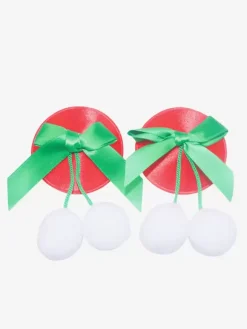 Cache-tétons de Noël n艙uds de Costume Noël lingerie verte