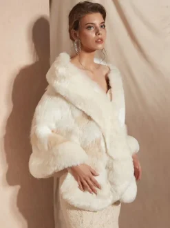 Cape manteau poncho femme boléro de mariage