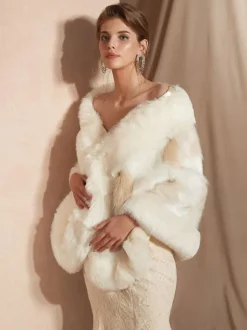 Cape manteau poncho femme boléro de mariage