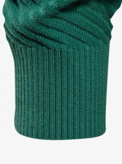 Cardigan Homme Pull Maille Col Rond Automne Hiver Vert Abricot