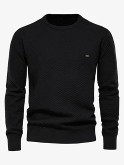 Cardigan Homme Pull Maille Col Rond Automne Hiver Vert Abricot