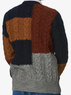 Cardigan Pour Homme Pulls Chic Manches Longues Poches Bleu Marine Foncé