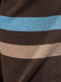 Cardigan Pour Hommes Pulls Rayures Confortables Manches Longues Noir Bleu Veste