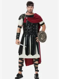 Carnaval Costumes Halloween Gladiateur Adulte Set