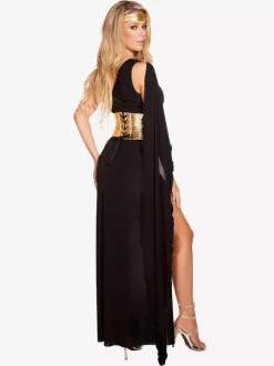 Carnaval Costumes Prêtresse Grèce Blanche Sexy Robes Déesse Polyester