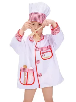 Carnival Baker Kids Cosplay Polyester Set Kids Cosplay Costumes Déguisements Halloween