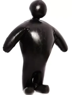 Catsuit latex unisexe noir gonflable Déguisements Halloween
