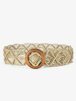 Ceinture bohème anneau découpé ceintures chics détaillées