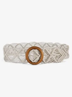 Ceinture bohème anneau découpé ceintures chics détaillées