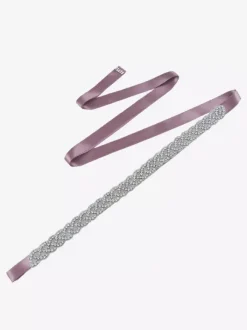 Ceinture de mariée Ceinture en diamant argenté