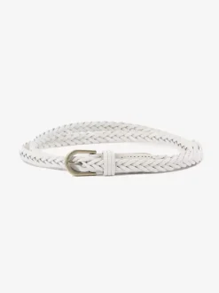 Ceinture élégante en cuir avec boucle en métal ceintures polyvalentes de couleur unie pour femmes