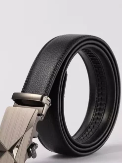 Ceinture chic en cuir PU pour homme costume