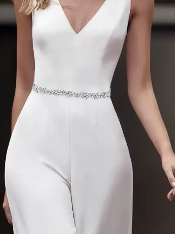 Ceinture de perles pour robe de mariée