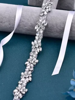 Ceinture de perles pour robe de mariée