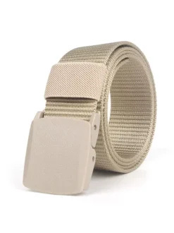 Ceinture Élégante Hommes En Toile Bleu Foncé