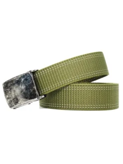 Ceinture Pour Hommes En Polyester Simple Bleu Foncé