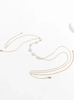 Chaîne de poitrine Perle accessoires Bijoux pour femmes